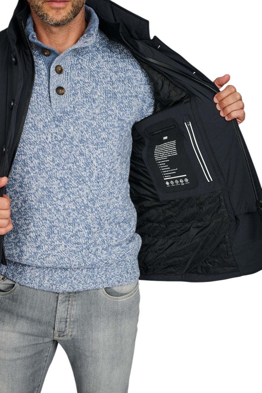 Duno Uomo parka heren donker blauw FALCON-LICOSA 2.0
