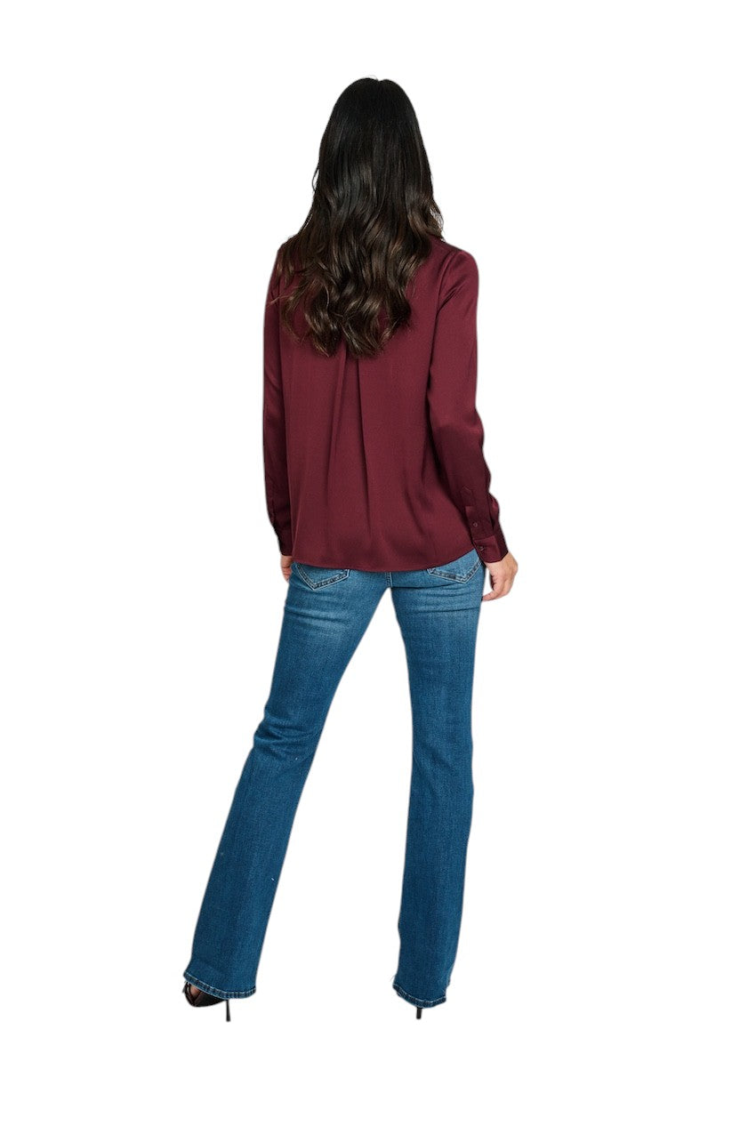 Hemisphere blouse dames bordeaux 2526HELLA-5 4351