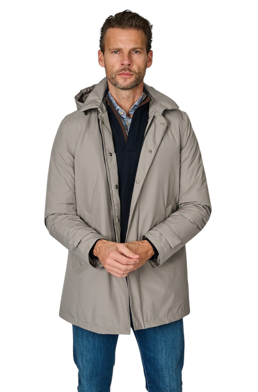 Herno Hombres parka hombre gris