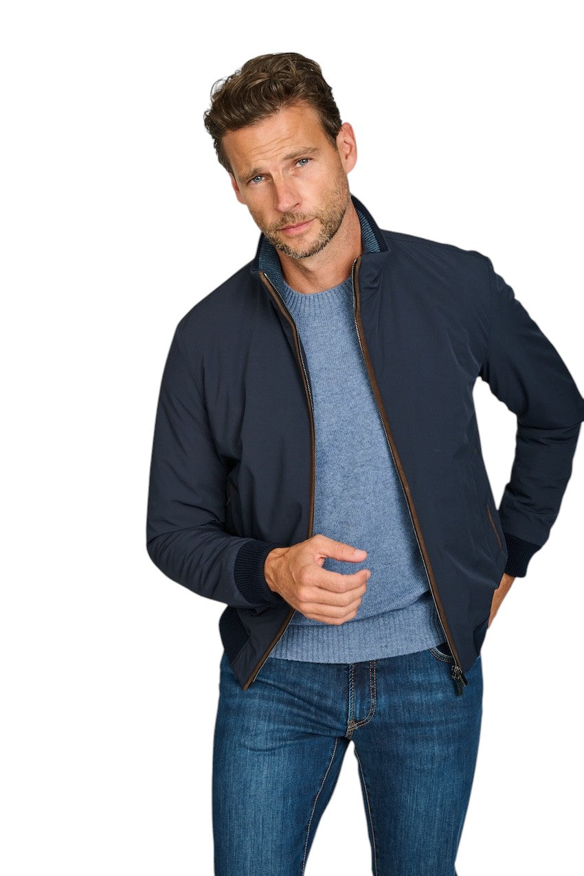 Paul & Shark parka heren donker blauw 14312060 013