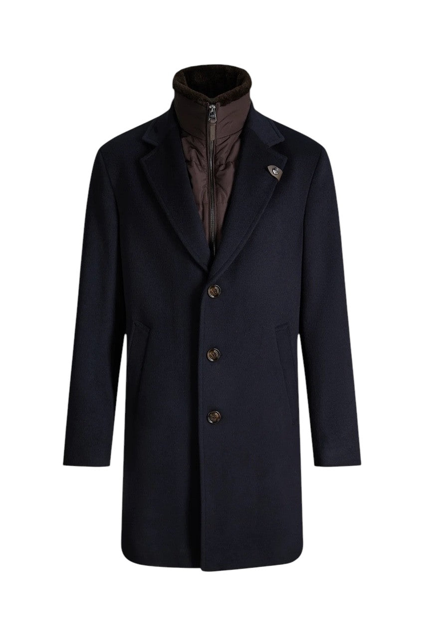 Joop mantel heren donker blauw Morris-F 30104924/00401