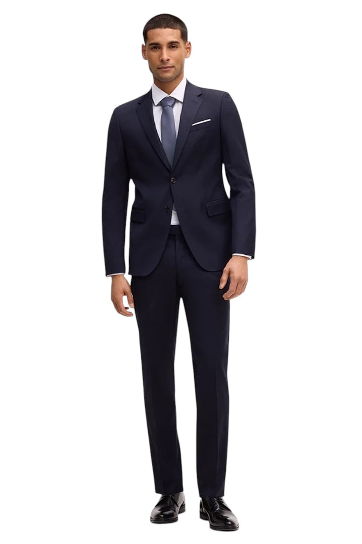 Joop geklede heren broek donker blauw Herby 30042209/00401