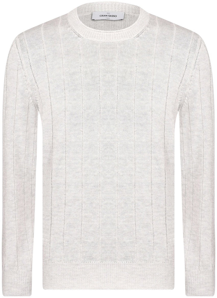 Gran Sasso Men pull trui heren zilver 23190/18665/052