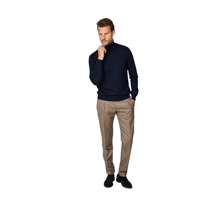 pantalones-berwich-para-hombre-oscuros-beige-corte-contemporáneo-de-franela-1