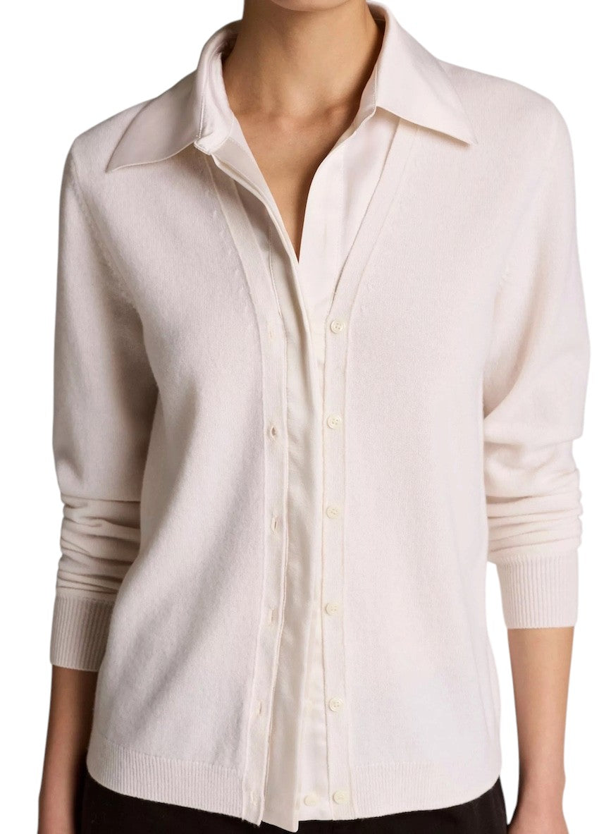 Vince gilet dames ecru V216579939/101