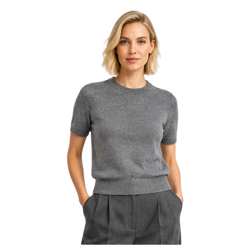 Natan Collection women’s jumper anthracite — front view on model