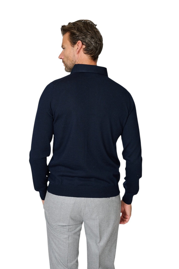 Gran Sasso Men polo shirt heren blauw 57163/14293 598