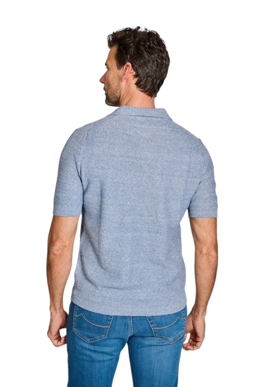 Gran Sasso Men polo shirt korte mouwen heren blauw 23140/18640 565