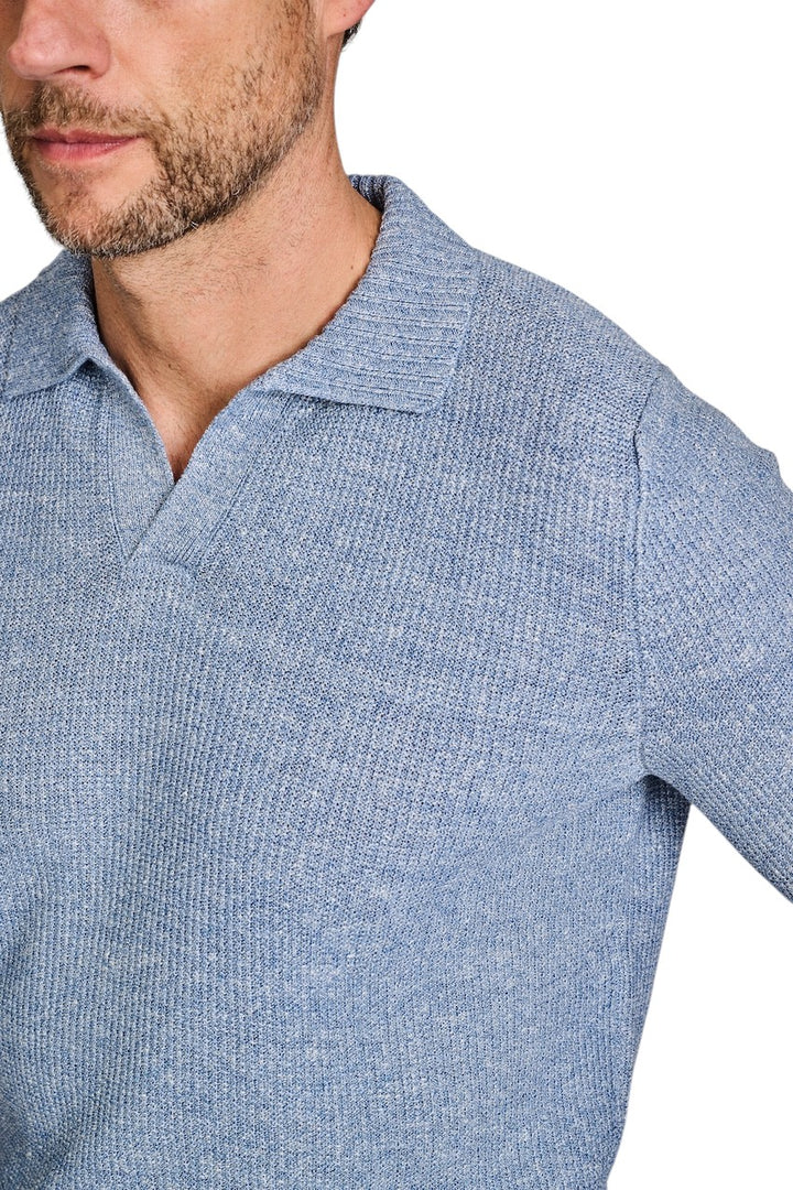 Gran Sasso Men polo shirt korte mouwen heren blauw 23140/18640 565