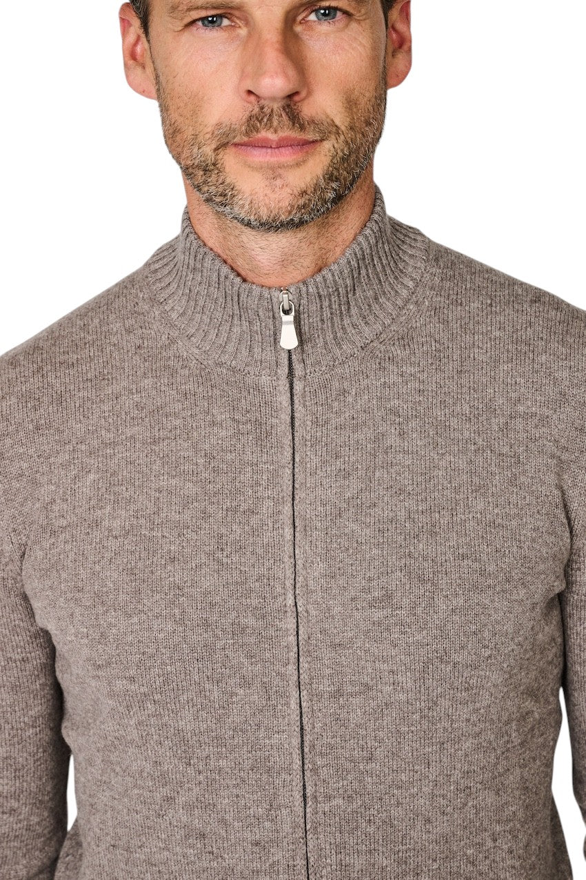 Gran Sasso Men gilet heren taupe 23123/19621 039