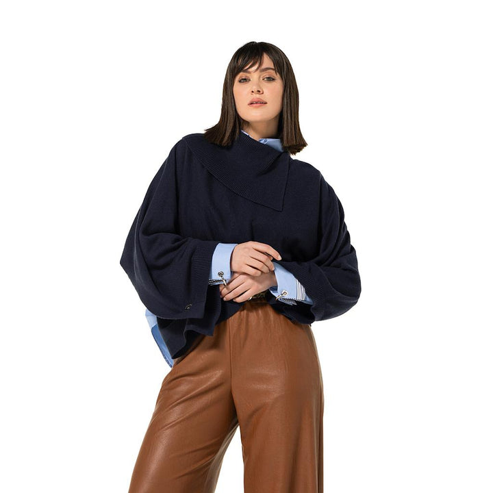 caroline-biss-poncho-dame-blå-4214-21