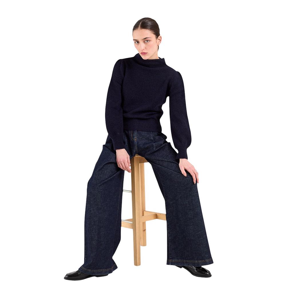 anneclaire-pull-trøje-dame-marineblå-d1795-461-852