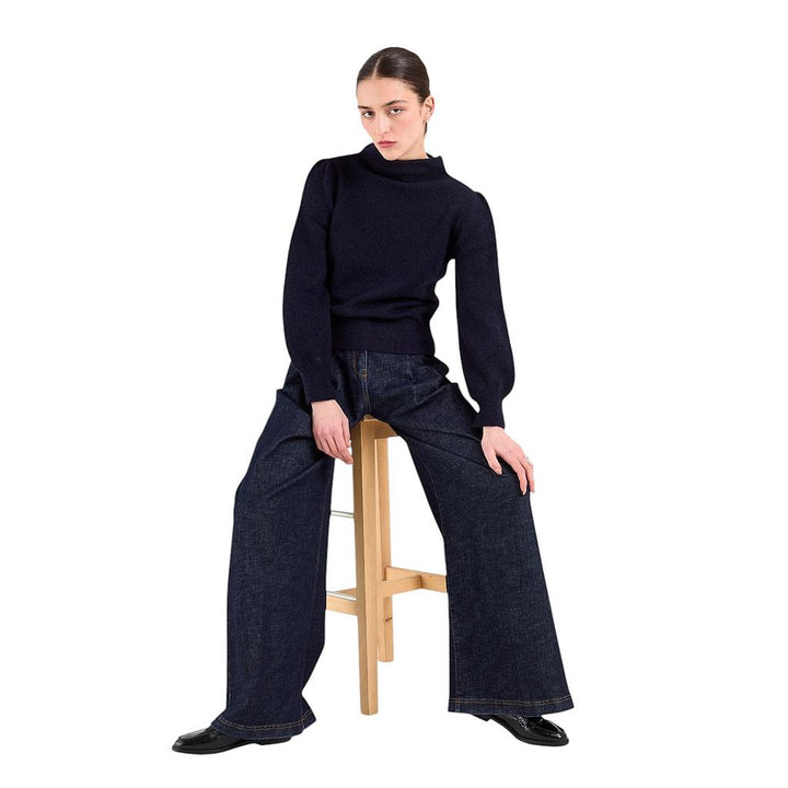 anneclaire-pull-trøje-dame-marineblå-d1795-461-852