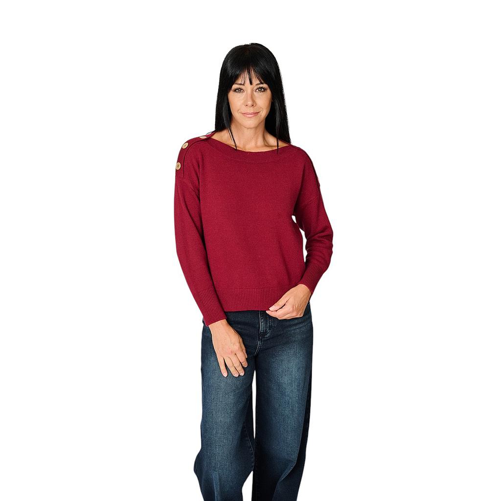 anneclaire-jersey-de-cuello-alto-para-mujer-burdeos-d1853-857-024