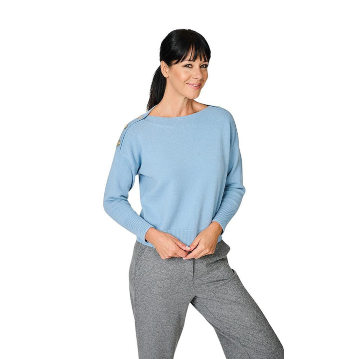 anneclaire-jersey-de-cuello-alto-para-mujer-color del cielo-d1853-857-021