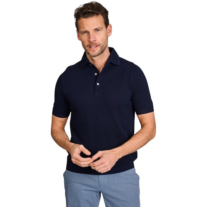 gran-sasso-men-polo-shirt-korte-mouwen-heren-marine