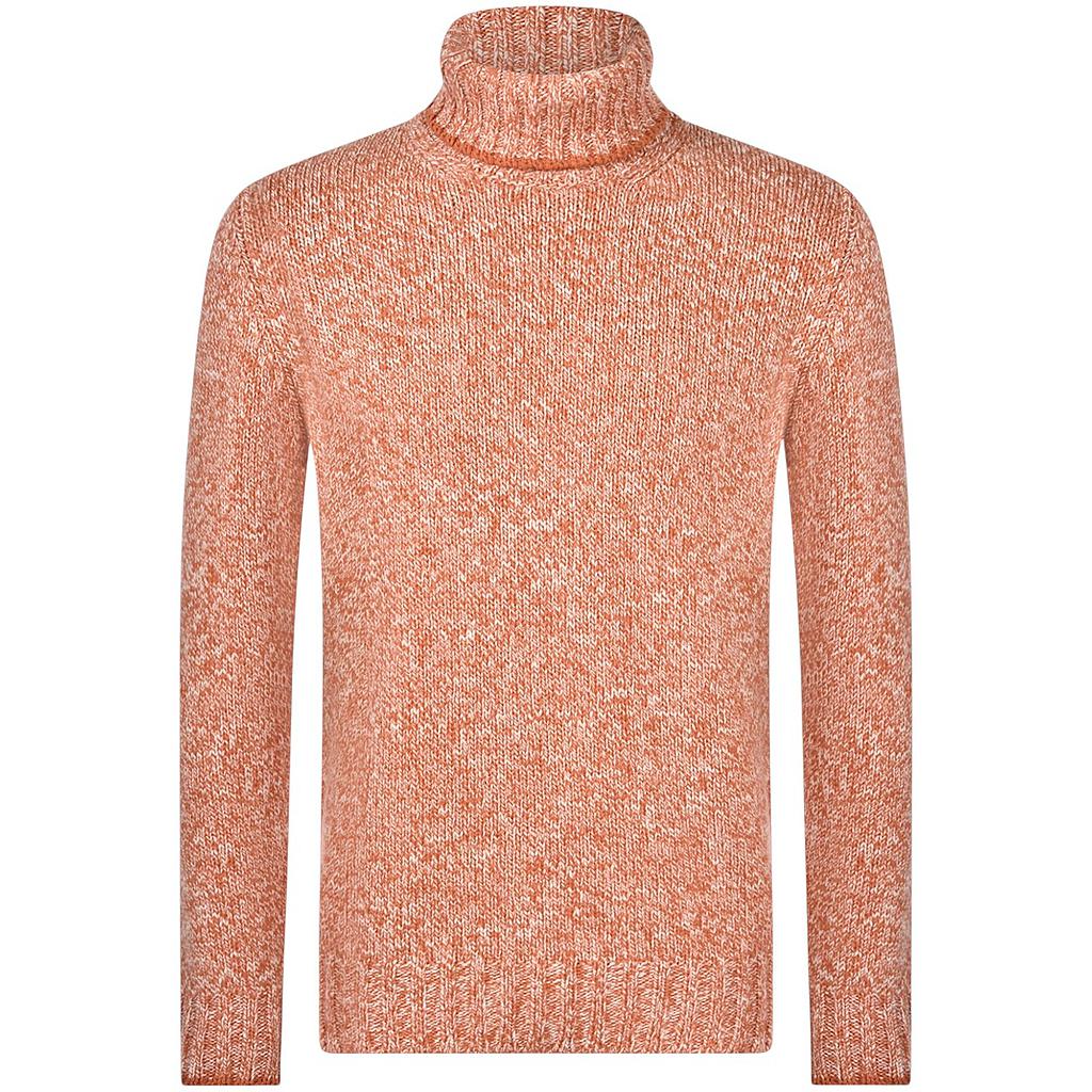 Gran-Sasso-Herren-Pullover-Rollkragen-Herren-rostrot