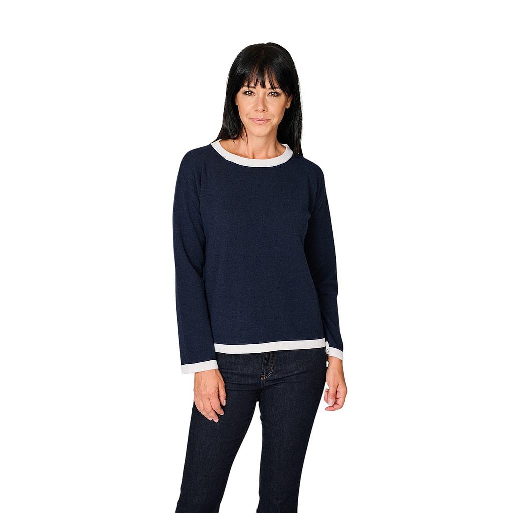 anneclaire-jersey-de-cuello-alto-mujer-azul-marino-d1842-857-202
