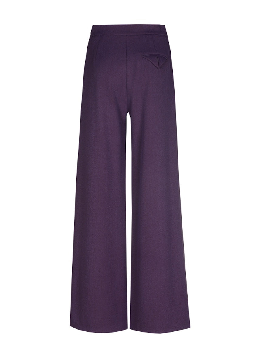 Caroline Biss broek dames paars 4567/44