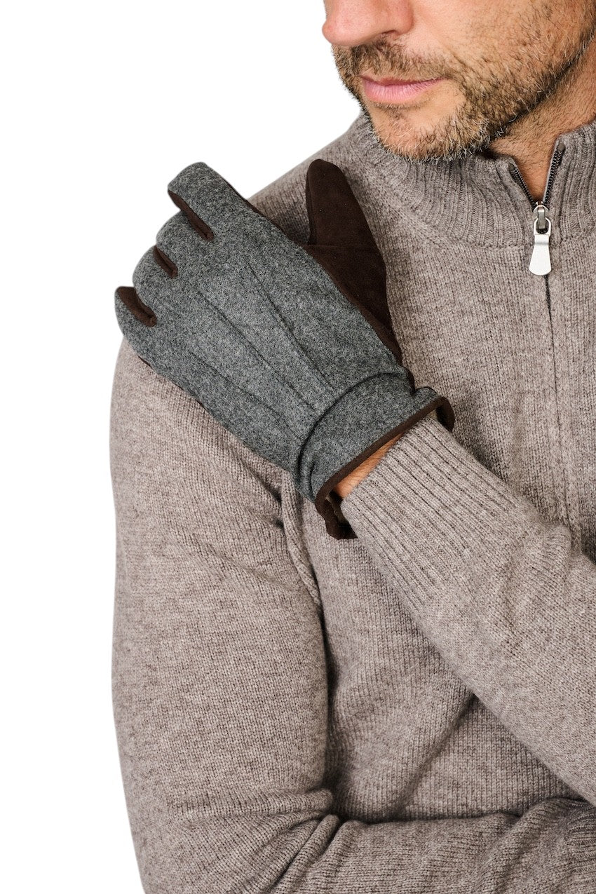 Gran Sasso Men handschoen heren grijs 87101/51328 080