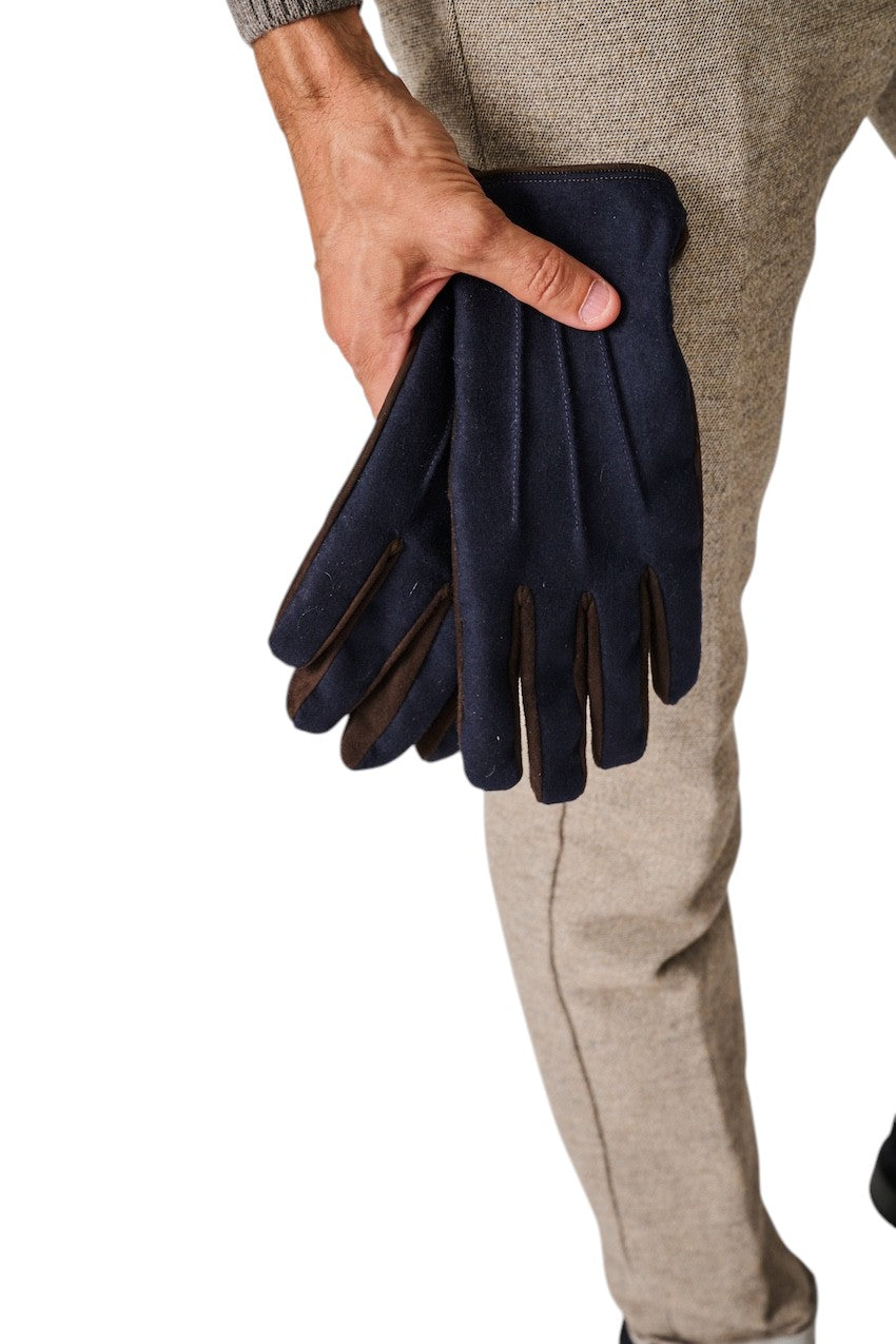 Gran Sasso Men handschoen heren blauw 87101/51328 598