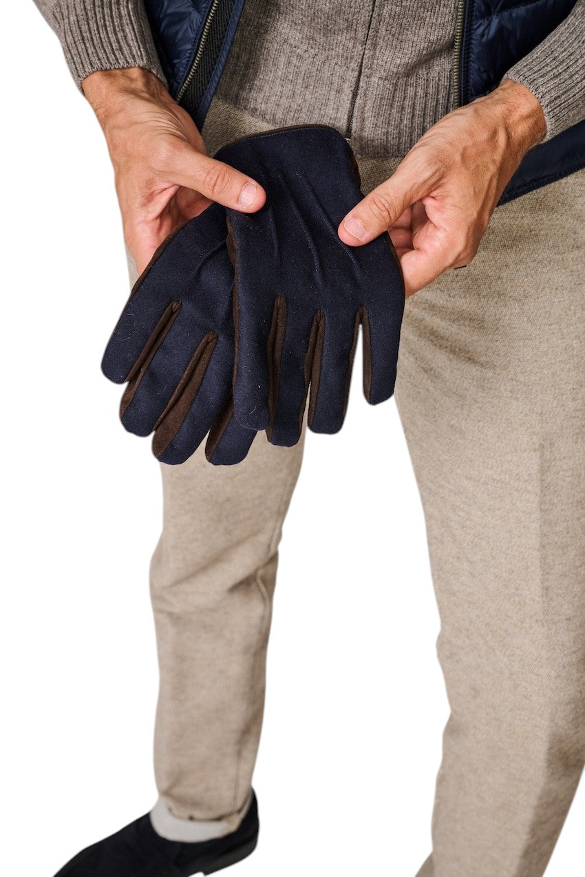 Gran Sasso Men handschoen heren blauw 87101/51328 598