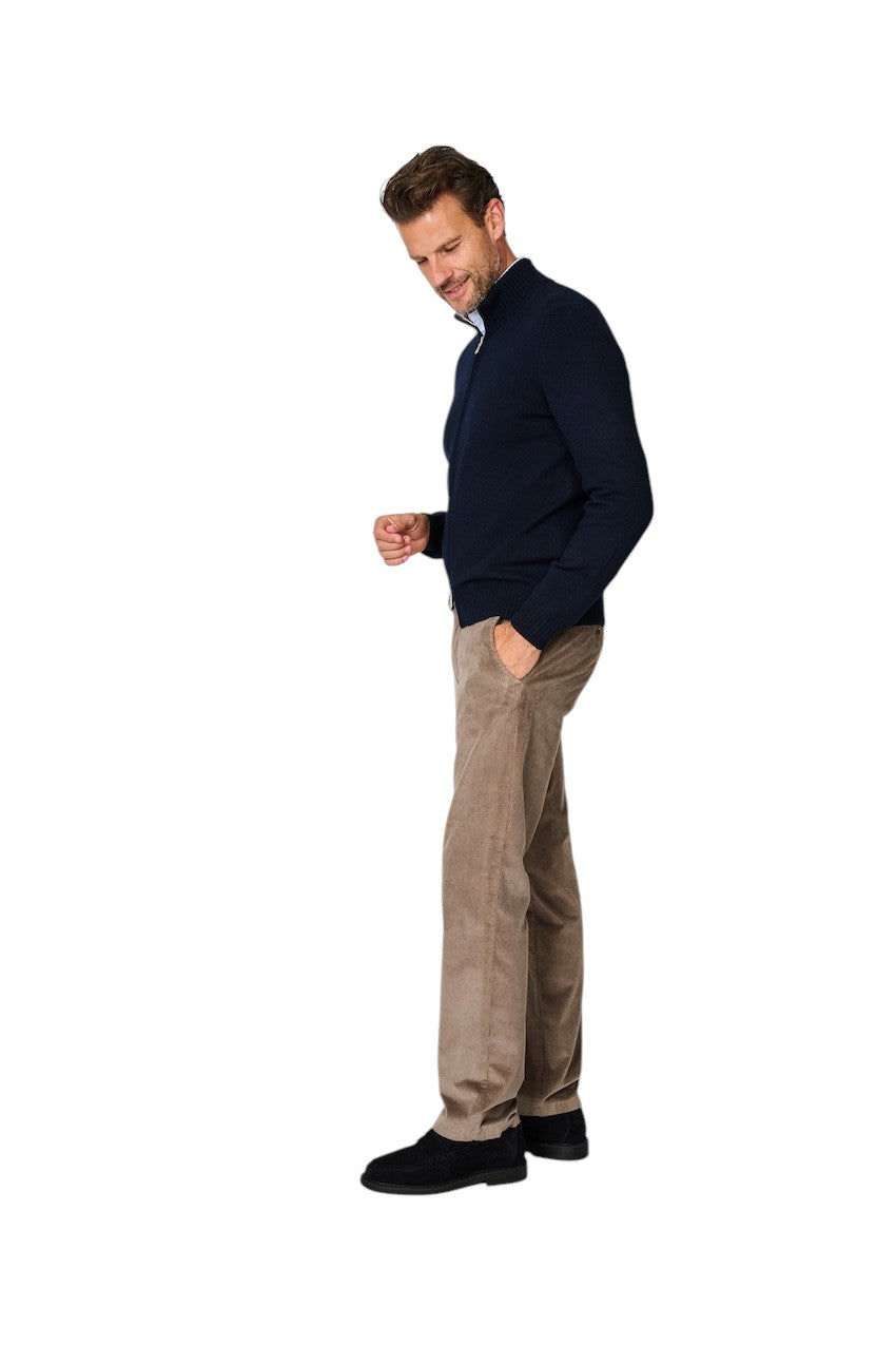 Eurex By Brax sportieve broek heren taupe Thilo 05-1233/54