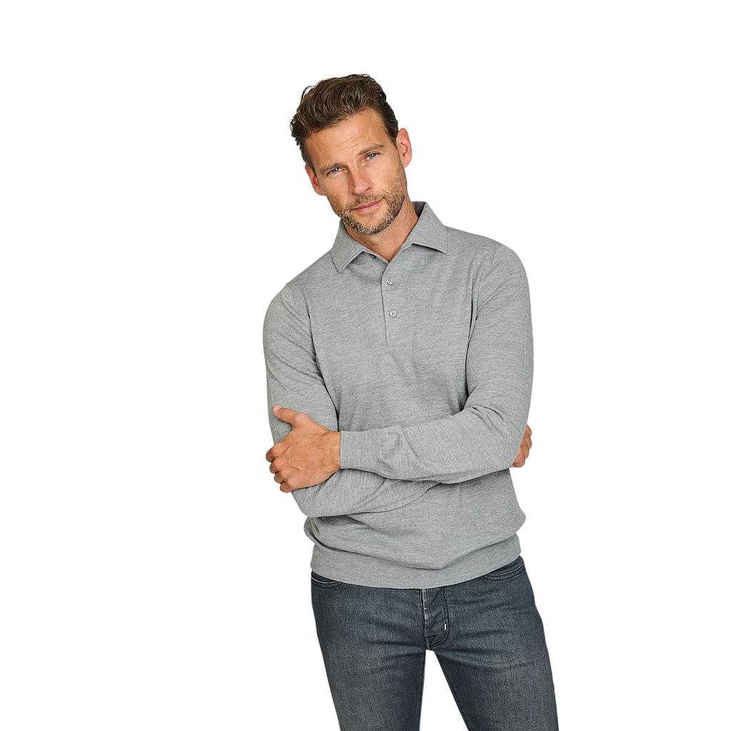 gran-sasso-men-polo-shirt-lange-mouwen-heren-grijs-2