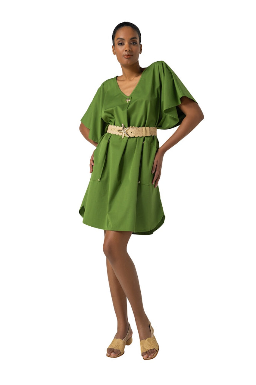 Caroline Biss kleedje dames groen 3174/60