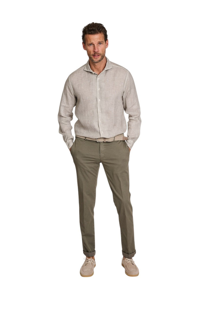 Gran Sasso Men hemd heren grijs 61183/50002/618