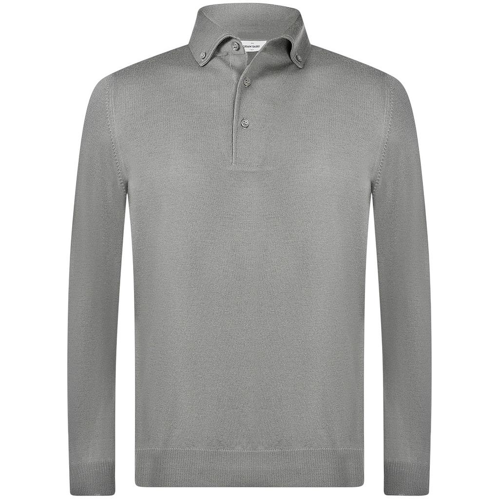 camiseta-polo-gran-sasso-para-hombre-manga-larga-verde