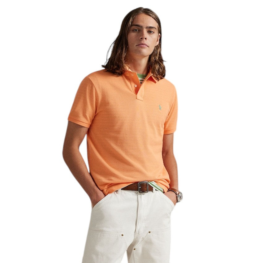 polo-ralph-lauren-men-polo-shirt-heren-oranje-custom-slim-fit