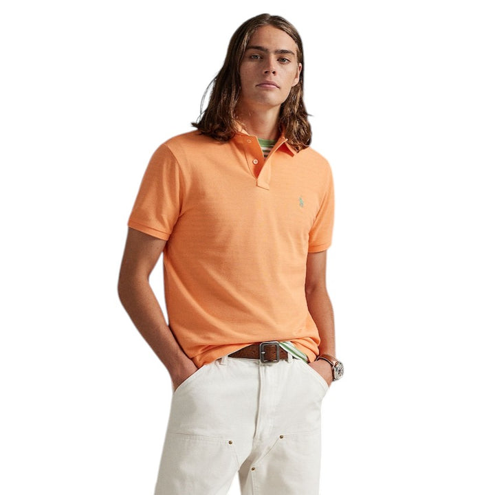 polo-ralph-lauren-men-polo-shirt-heren-oranje-custom-slim-fit