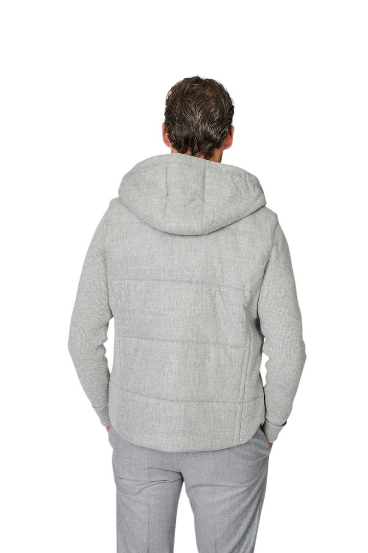 Gran Sasso Hombres abrigo de hombre gris