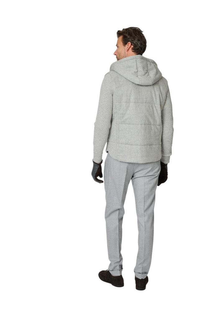 Gran Sasso Hombres abrigo de hombre gris