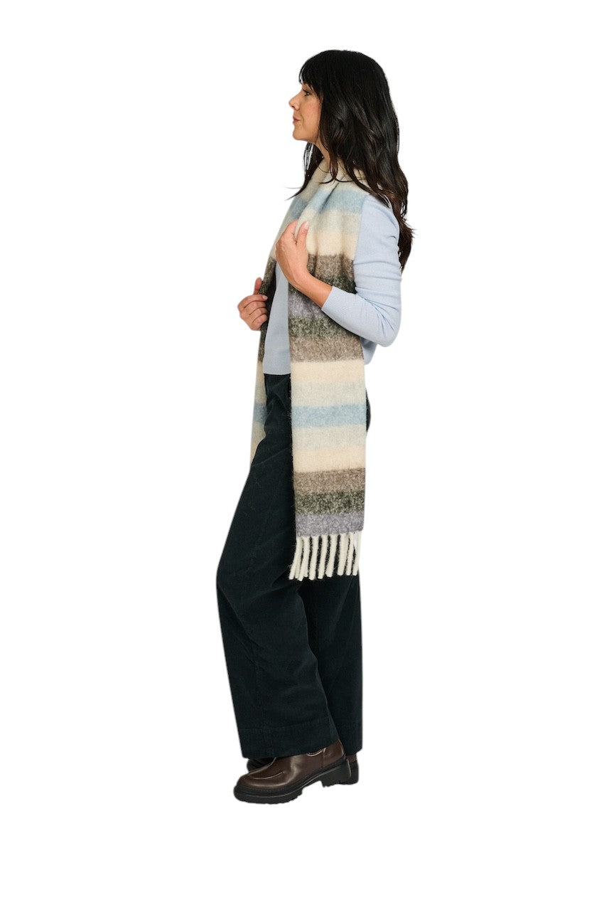 Andrea'S 1947 sjaal dames multi 8520 SCARF SOFT ROSE DENIM