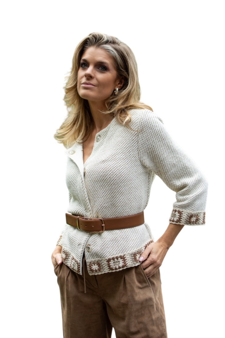 Anneclaire chaleco señora beige D1630 1762 353