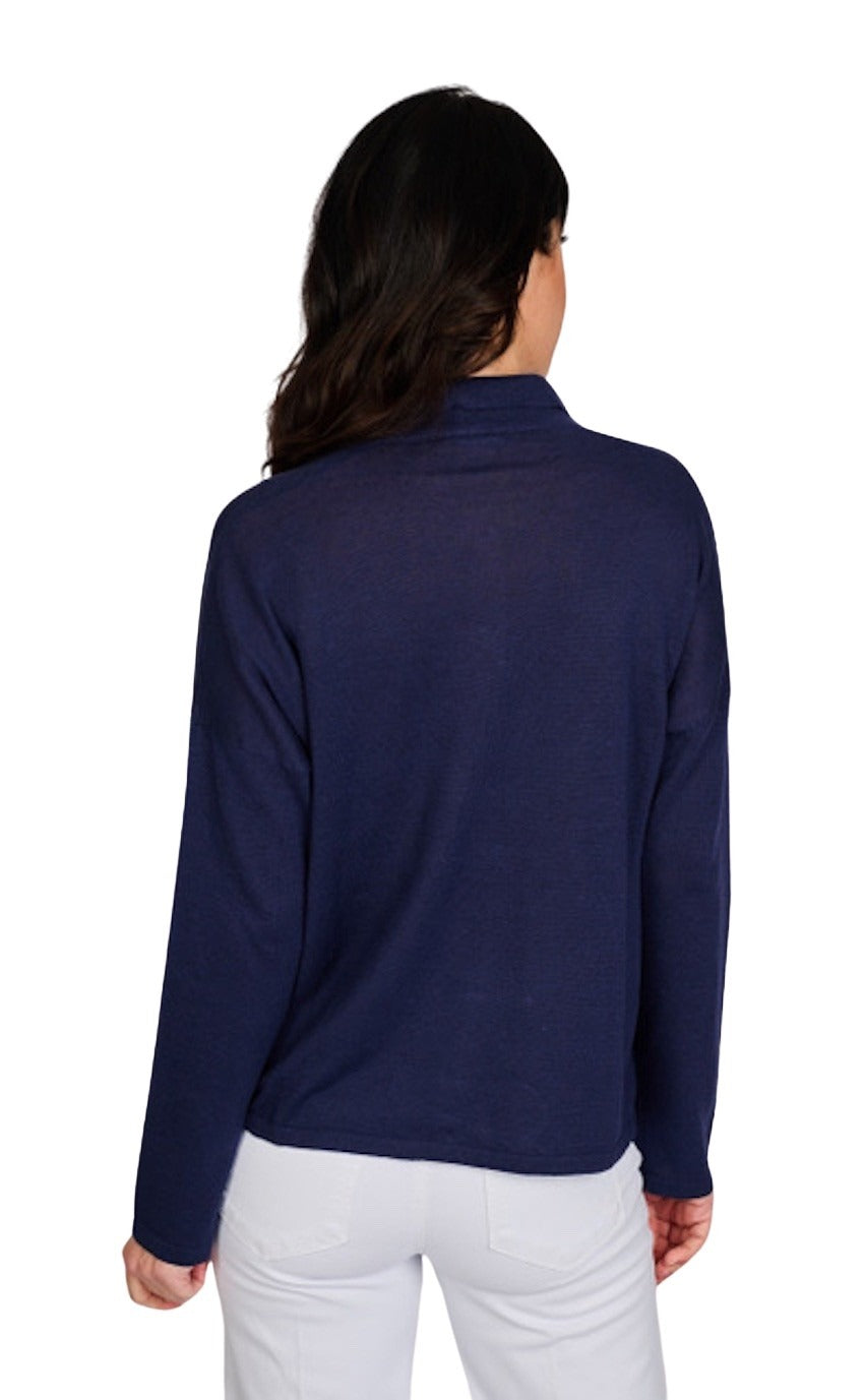 Anneclaire gilet dames blauw D0963 317 270