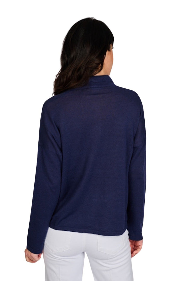 Anneclaire gilet dames blauw D0963 317 270