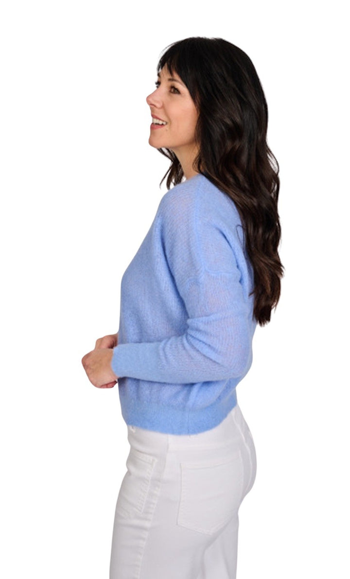 Anneclaire pull trui dames blauw D1032 769 15