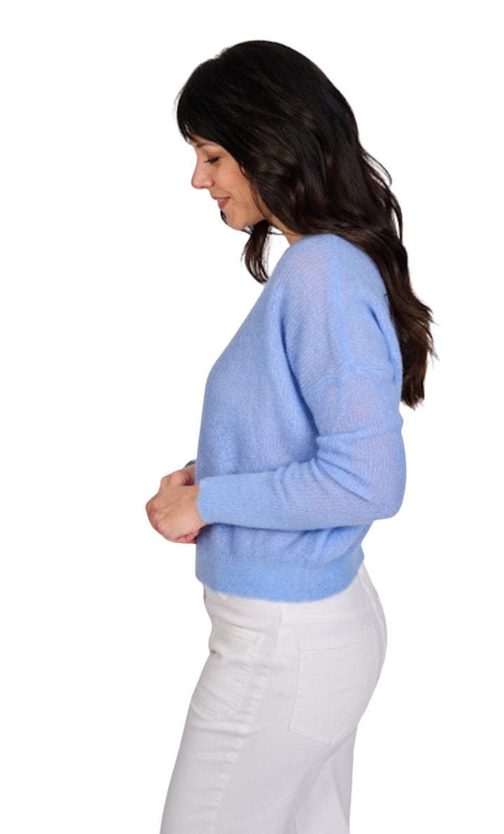 Anneclaire pull trui dames blauw D1032 769 15