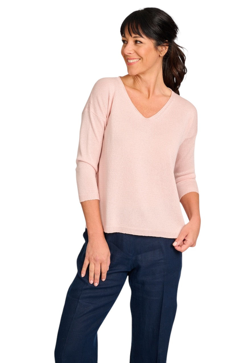 Anneclaire pull trui dames roze D1042 775 254.
