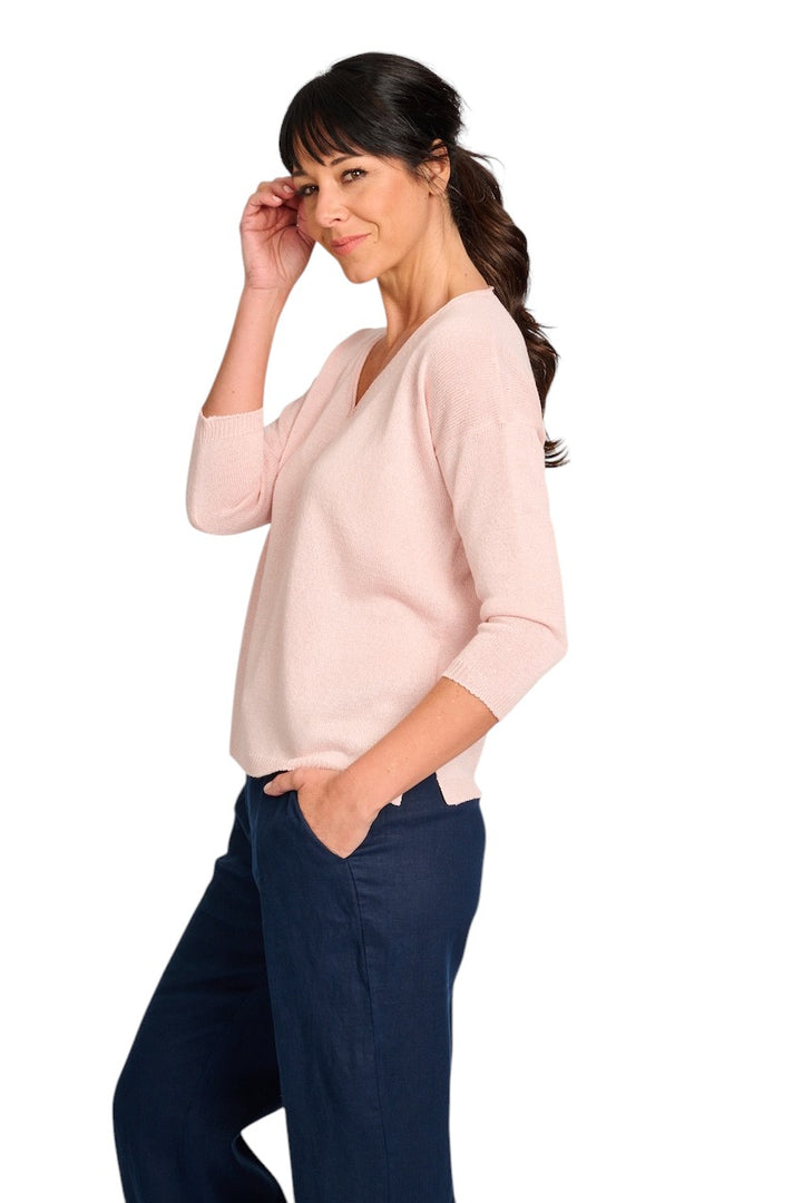 Anneclaire pull trui dames roze D1042 775 254.