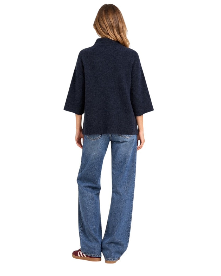 Anneclaire vest dames marine D1892 1200 761