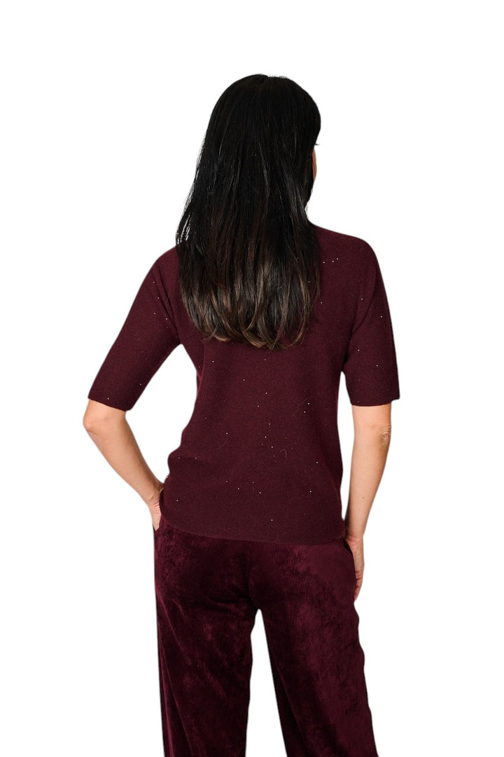 Antonelli pull trui dames bordeaux Fiemme