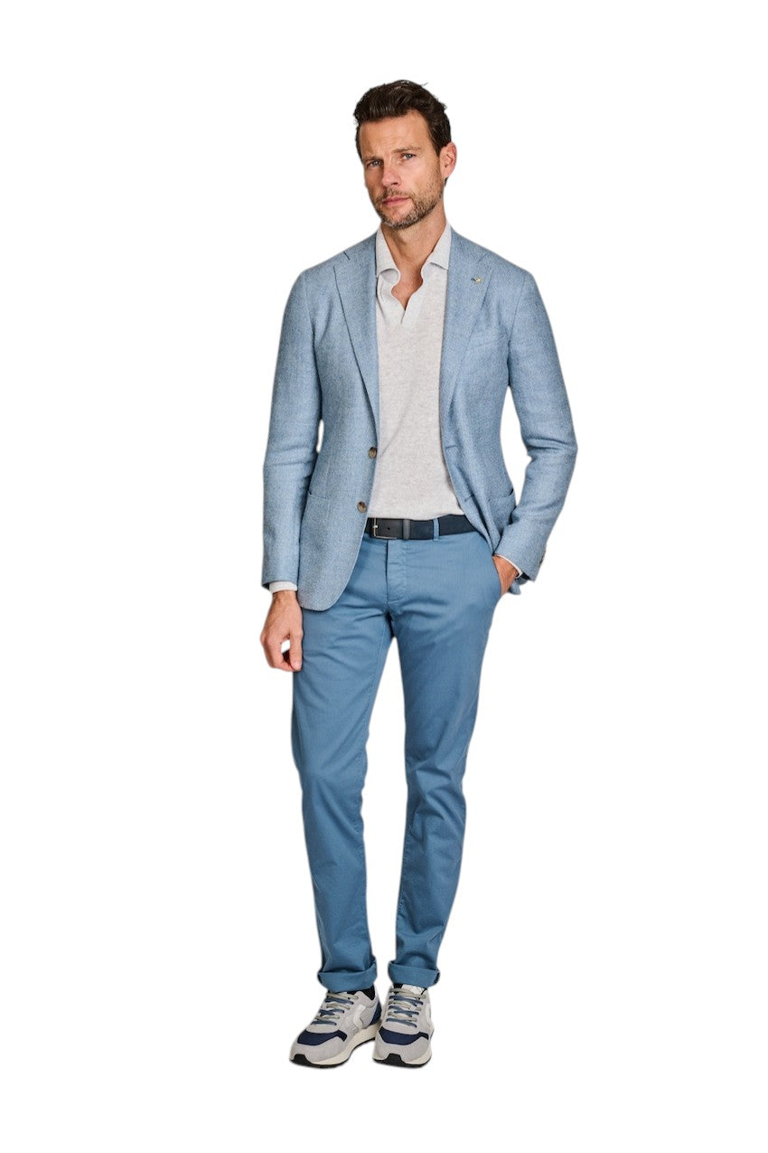 Atelier Noterman sportieve broek heren blauw ATN05-A82-1589-233.