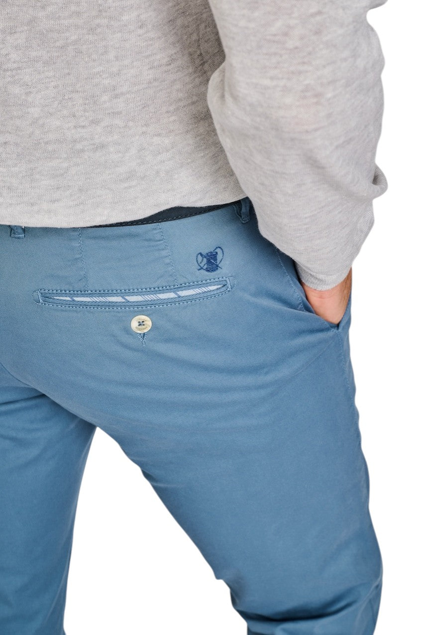 Atelier Noterman sportieve broek heren blauw ATN05-A82-1589-233.