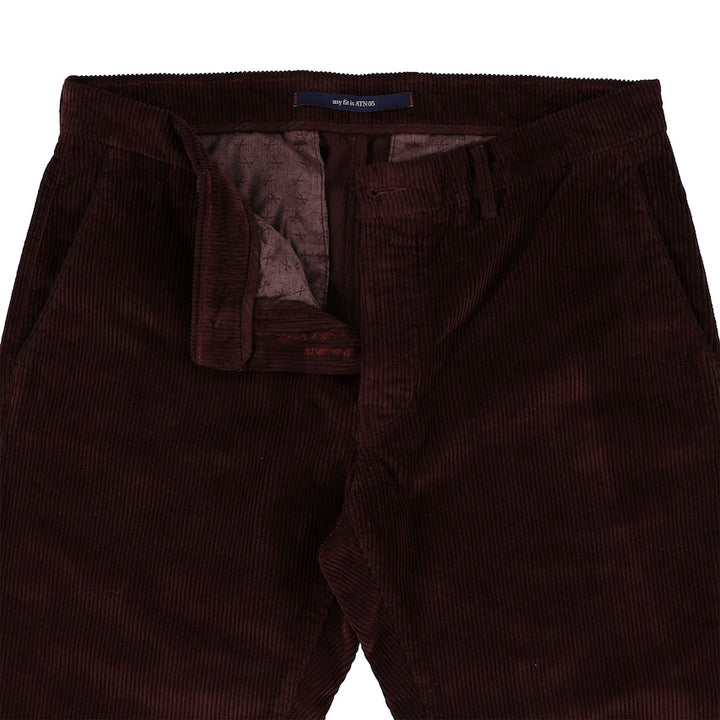 Atelier Noterman sportieve broek heren bordeaux ATN05-A86-2052-601