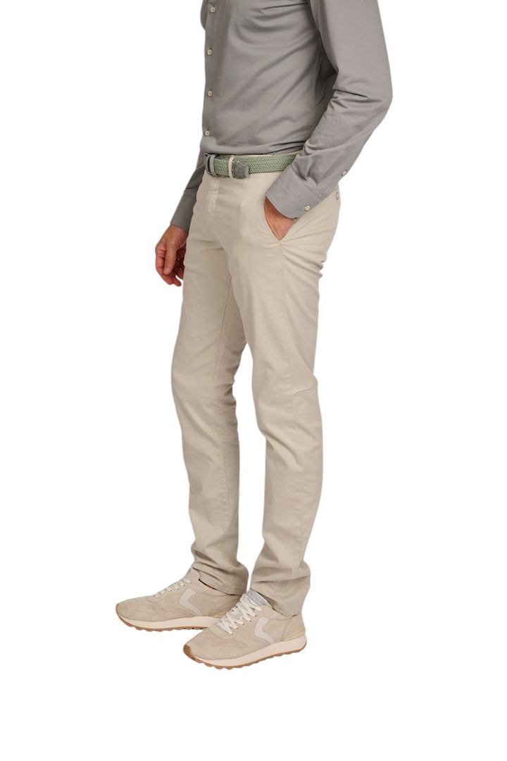 Atelier Noterman sportieve broek heren licht beige