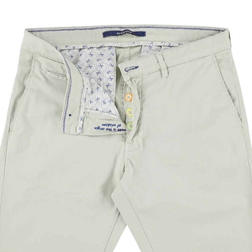 Atelier Noterman sportieve broek heren licht beige ATN05-A60-1589-706